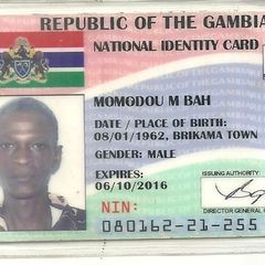Gambia Id Card